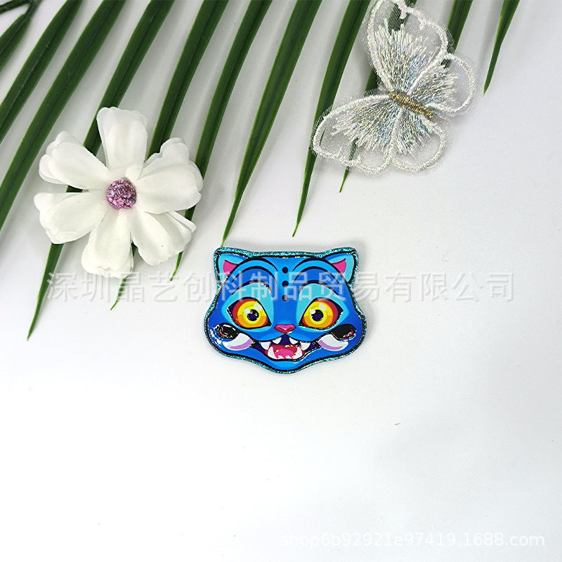 Wholesale 10pcs/ pack Acrylic DIY Accessories - Cute Animals